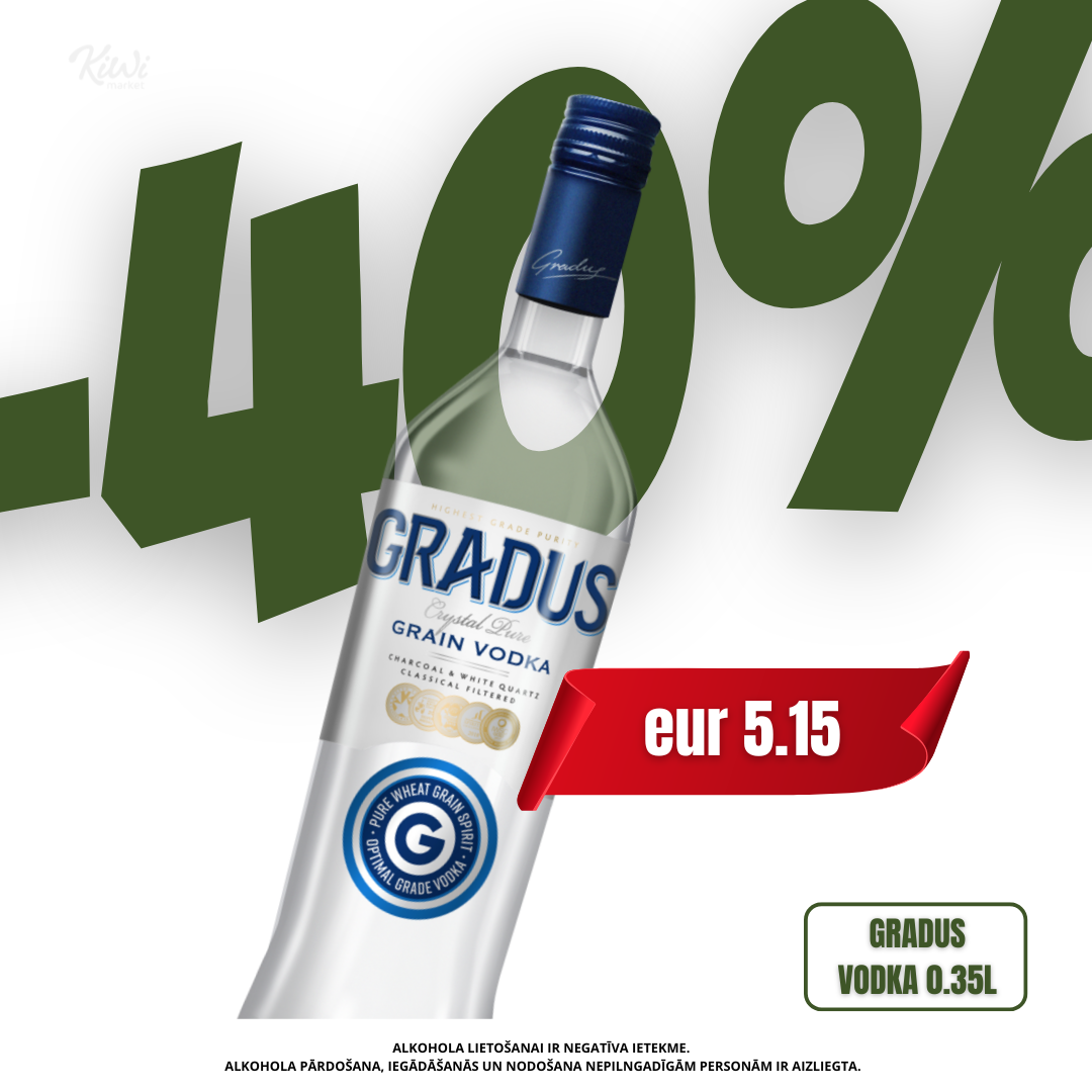 Vodka Gradus 0,35 L – Kiwi Market